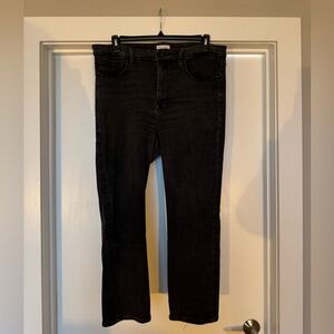 Good American Good Legs Straight black jeans